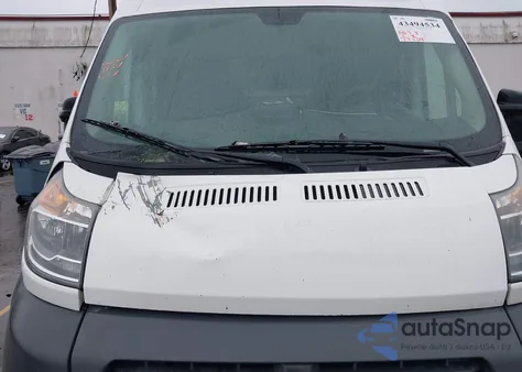 2017 Ram Promaster 3500 Cargo Van High Roof 159 Wb Ext from USA, damaged, VIN 3C6URVJG4HE505453